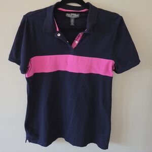 Ralph Lauren Womans Polo in Navy Blue and Pink
